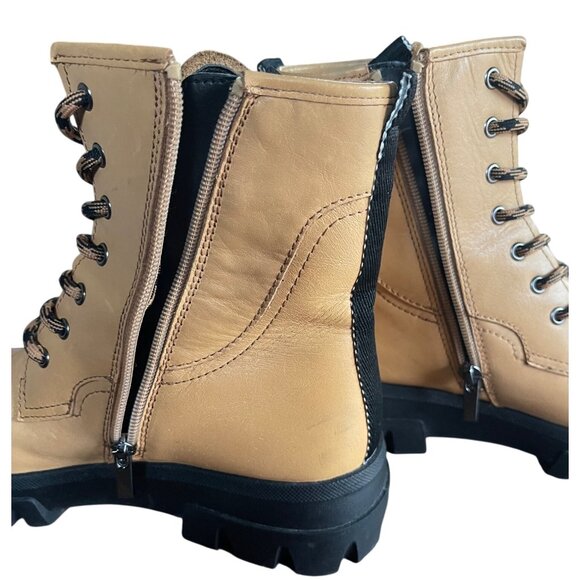 Franco Sarto Robbie Womens Leather Lace Up Ankle Combat Boots Size 7.5 - Picture 13 of 13